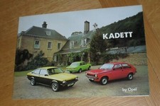 Opel Kadett Brochure 1976-1977 GT/E Coupe