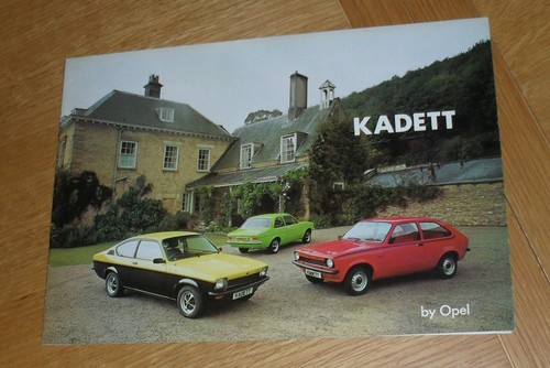 Opel kadett brochure 1976 1977 - opel,