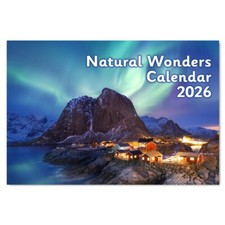 Natural Wonders Calendar A4