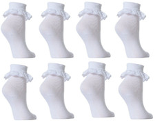 3 and 6 Pairs Girls  Cotton