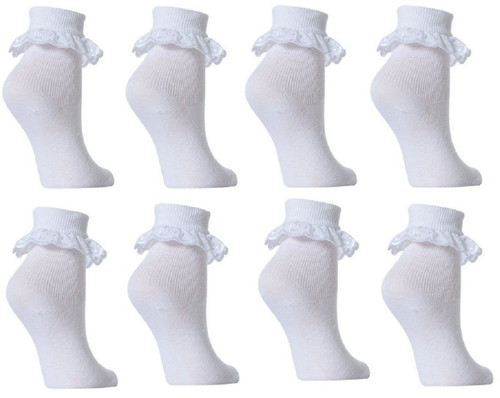 Pairs girls cotton frilly - girls,