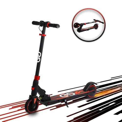 Red kids electric scooter 150w - red,