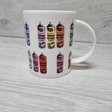 Royal Doulton Nick Walker Rare Graffiti Spray Paint Cans Bone China Mug Art