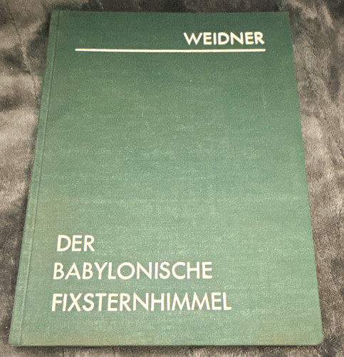 Ernst weidner handbuch der - f.,