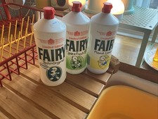Rare Millennium Collectabubbles Fairy Liquid Bottles.  Full Set