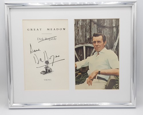 Dirk bogarde signed - dirk,