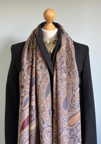Blue yellow red scarf - yellow,