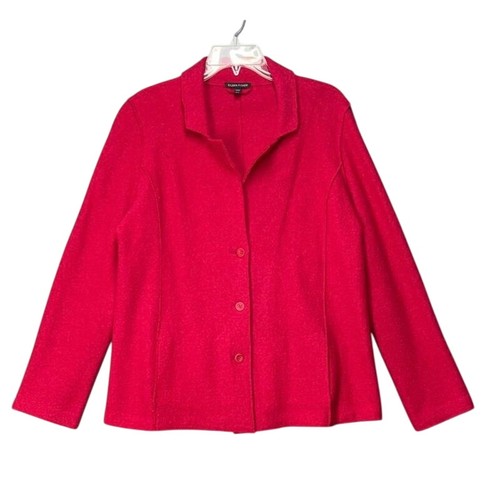 Eileen fisher red boiled wool - boiled,