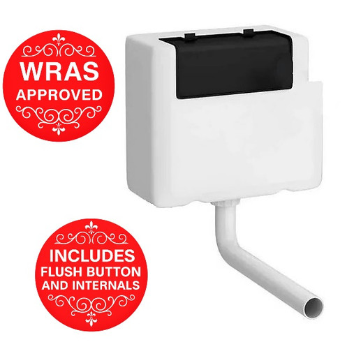 Concealed toilet cistern dual - concealed,