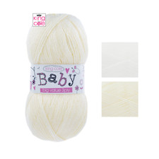 King Cole Big Value Baby 3Ply Wool Yarn Knitting 100% Premium Acrylic 100g 