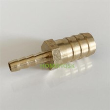 6mm to 8mm 10mm 12mm 14mm 16mm 19 Brass Reducing Pipe Hose Joiner Barb Connector