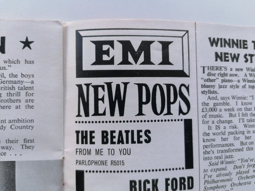 The beatles pop weekly - beatles, mag