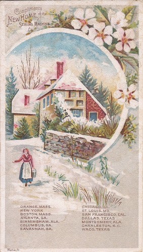 Trade card new - -, home