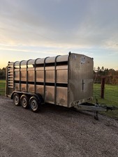 Ifor Williams TA510 14ft Tri Axle Livestock Trailer With Sheep Decks (plus Vat)