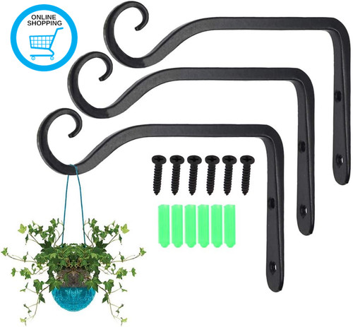 3pcs hanging basket bracket - basket,
