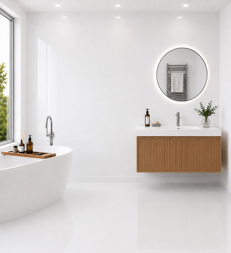 Pvc wall shower panel 2400mm - pvc,