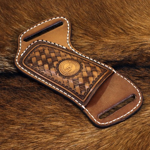 Tourbon leather belt carrier - leather,