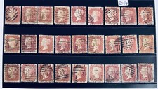 Sg43. 1d Penny Red Stamps x27