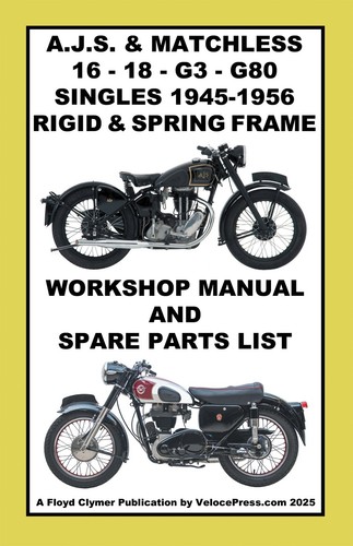 Ajs matchless 1945 56 rigid - ajs, 1945-56