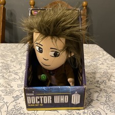 BBC Doctor Who Talking Matt Smith Soft Plush Toy w/ LED Light Sonic 9" *READ*
