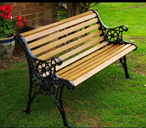 Outdoor garden bench 120cm - bench,
