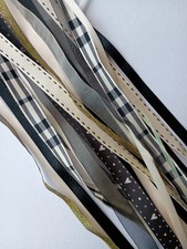 Black, Cream & Ivory Ribbon