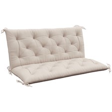 Outsunny garden bench cushion - garden,