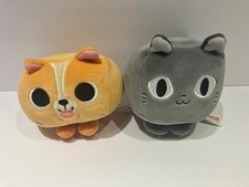 Pet Simulator X animal plush lot of 2 No Codes Cat Dog Stuffed Animals