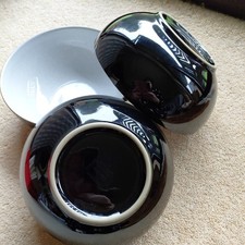 Denby Black Pepper Bowls X 3