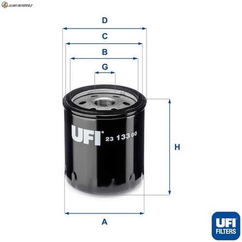 Oil filter 133 for - oil,