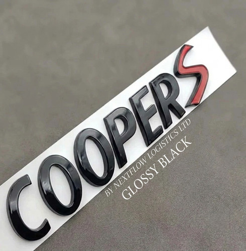 Gloss black red fits - s, mini