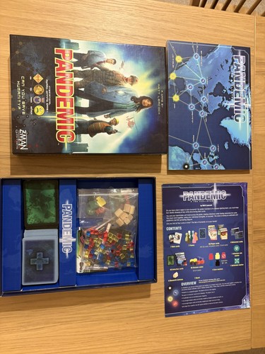 Pandemic board game - board,