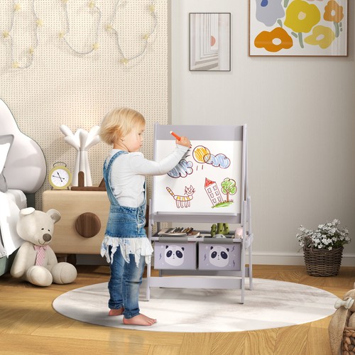 Kids easel with paper - with, 3