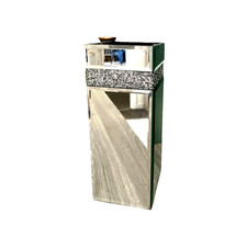 Sliver mirrored vase - -glam, home