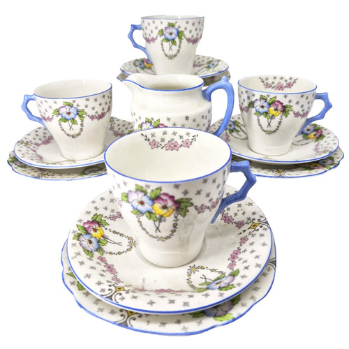 China tea set - 4x, +