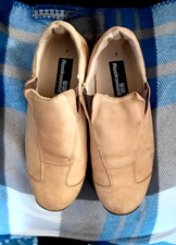 Made by Rockwood - Quality beige Faux Nubuck slip on shoes - UK 8 Eur 42