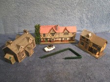 JOBLOT OO RAILWAY BUILDINGS ~ SuperQuick, Tudor Terrace, Cottage,Shop -card,sp.B