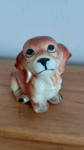 Vintage kitsch ceramic dog - kitsch,