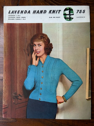 Lavenda 755 vintage knitting