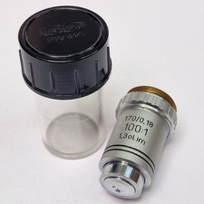 Meopta 100x 170/0.18 100:1 1.3 Oil Immersion Sprung Microscope Objective
