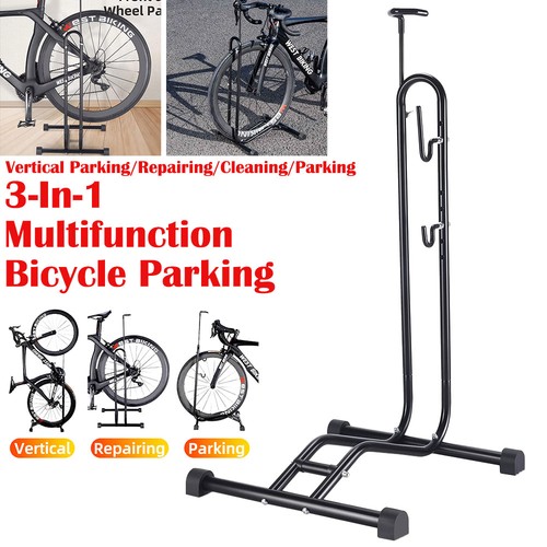 Upright bike stand - 3-in-1,