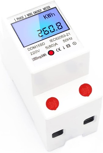 Din rail electricity - din, meter