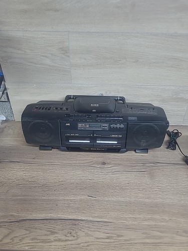Jvc radio twin cassette - jvc, radio,cd,twin