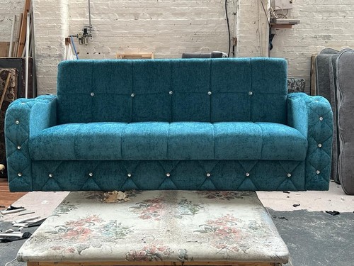 Blue diamond turkish settee - diamond,