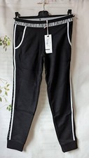 Pineapple Joggers Black Mesh Sides Piping Age 11-12 Sports Gymnastics RRP £25