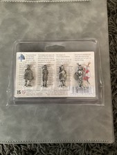 Set Of 4 Pewter Viking