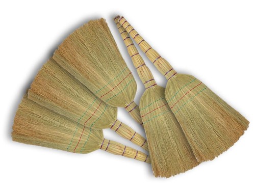 Straw broom cm yard - straw, 88