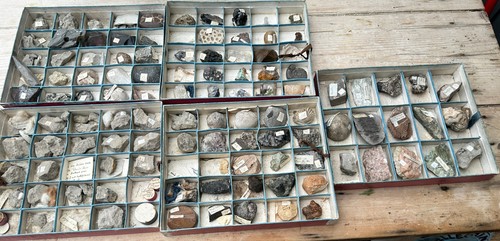 Antique geological collection - antique,