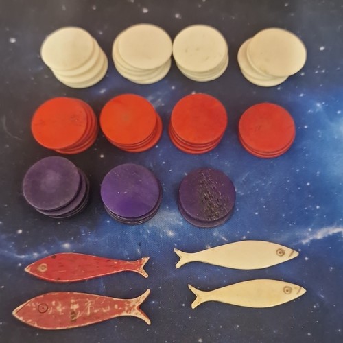 Antique victorian bone gaming - victorian,