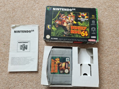 N64 donkey kong game - n64,